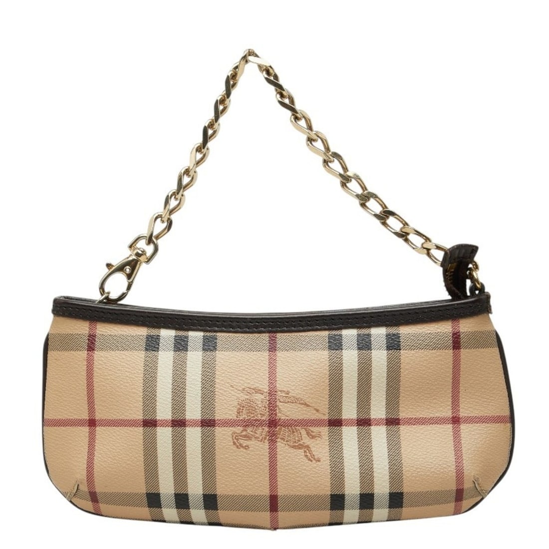 Burberry Nova Check Shadow Horse Chain Handbag Pouch Beige Brown Leather Women's BURBERRY: --- Catalog ---Category: SizeSize (HxWxD): 10.5cm x 23cm x 4cm / 4.13'' x 9.05'' x 1.57''Category: DesignType: Handbag, PouchColor: Beige, BrownGender: WomenMaterial: PVC , Leather Category: GeneralBr
