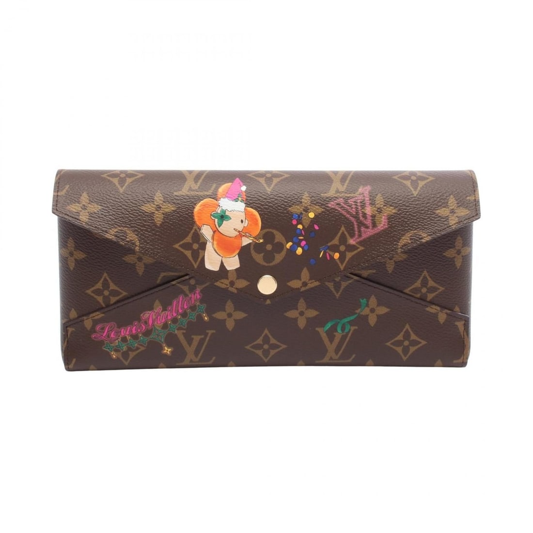 Louis Vuitton Kirigami Organizer Vivienne Frozen Orchid Second Bag Clutch Handbag Coated Canvas: --- Catalog ---Category: SizeSize (HxWxD): 11.5cm x 23cm x 2cm / 4.52'' x 9.05'' x 0.78''Category: DesignType: Clutch bag, HandbagColor: Brown, Monogram, Multi-colorGender: WomenMaterial: Coated canva