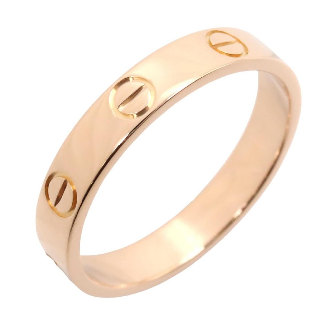 Cartier Mini Love Ring, 18K Pink Gold (PG), Women's Tone, B4085200: --- Catalog ---Category: SizeJP Size: 14US Size: 7Category: DesignType: Band ringColor: GoldGender: WomenMaterial: Pink gold (18K)Category: GeneralMPN: B4085200Brand: Cartier--- Item List ---Section: 