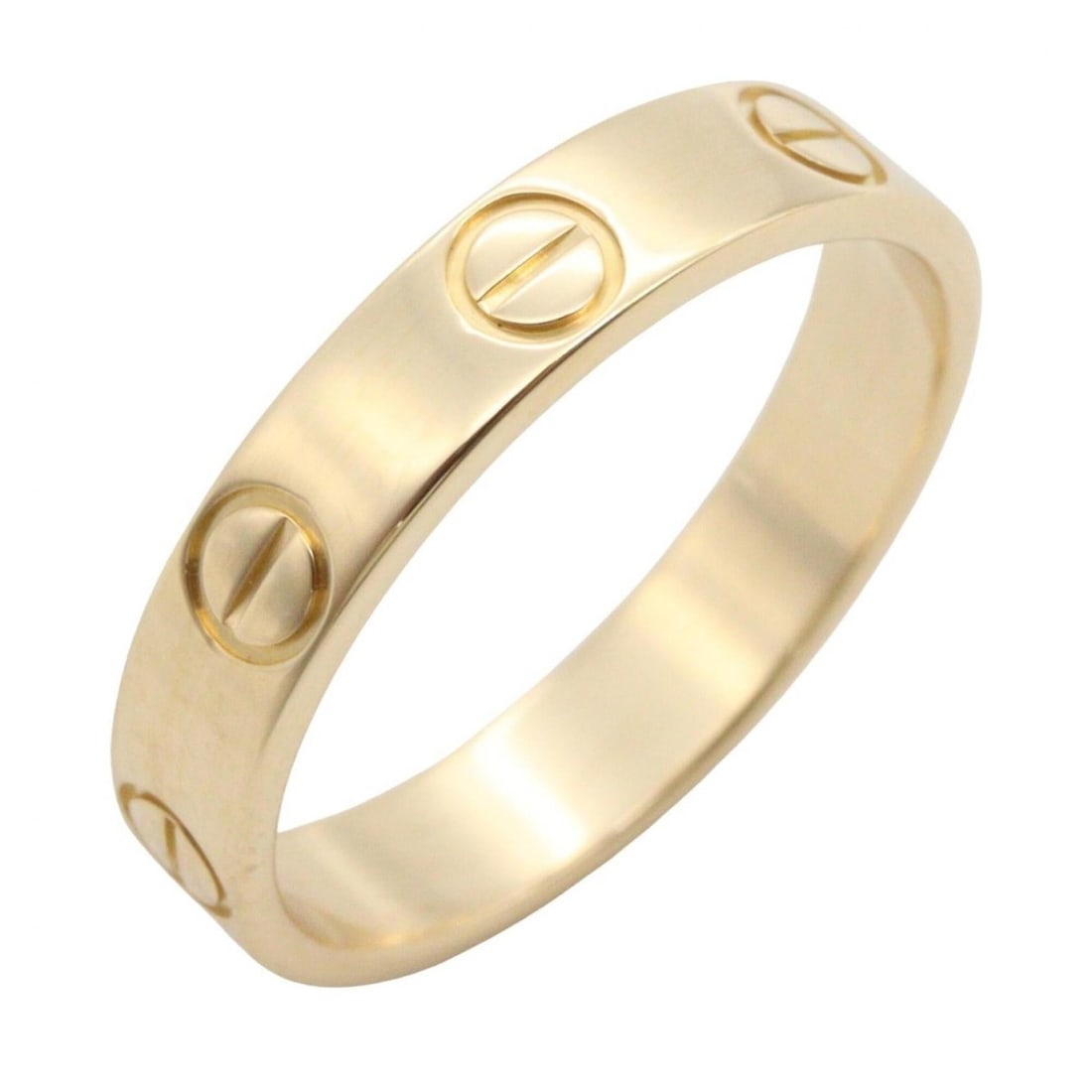 Cartier Mini Love Ring, 18K (Yellow Gold), Men's/Women's, Gold Tone, B4085000: --- Catalog ---Category: SizeJP Size: 8US Size: 4.5Category: DesignType: Band ringColor: GoldGender: Men,WomenMaterial: Yellow gold (18K)Category: GeneralMPN: B4085000Brand: Cartier--- Item List ---Se