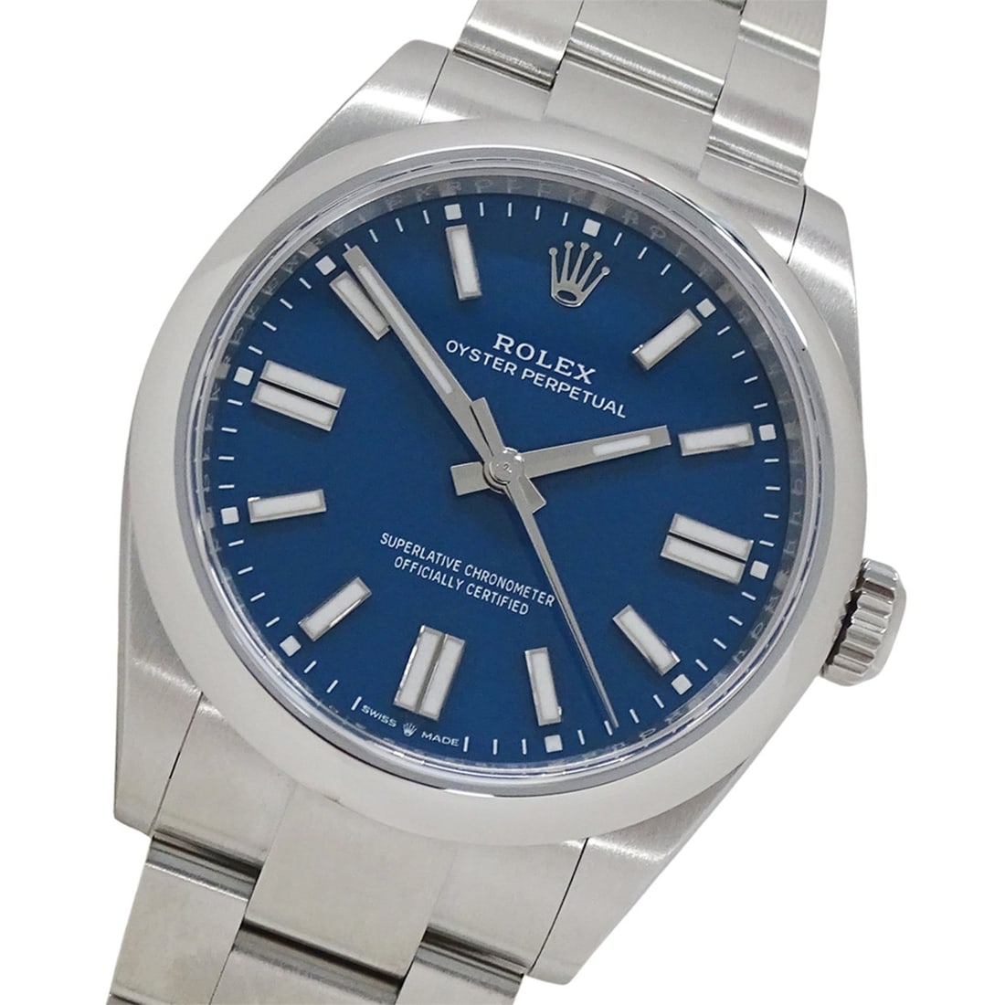 Rolex Oyster Perpetual 41 134300 Random Serial Number Men's Watch Brand Automatic AT Stainless Steel: --- Catalog ---Category: SizeWrist Size: 19cm / 7.48''Case Diameter: 41mm / 1.61''Category: DesignType: WristwatchGender: MenColor (Dial): BlueMaterial (Band): Stainless steelMaterial (Case): Stainles