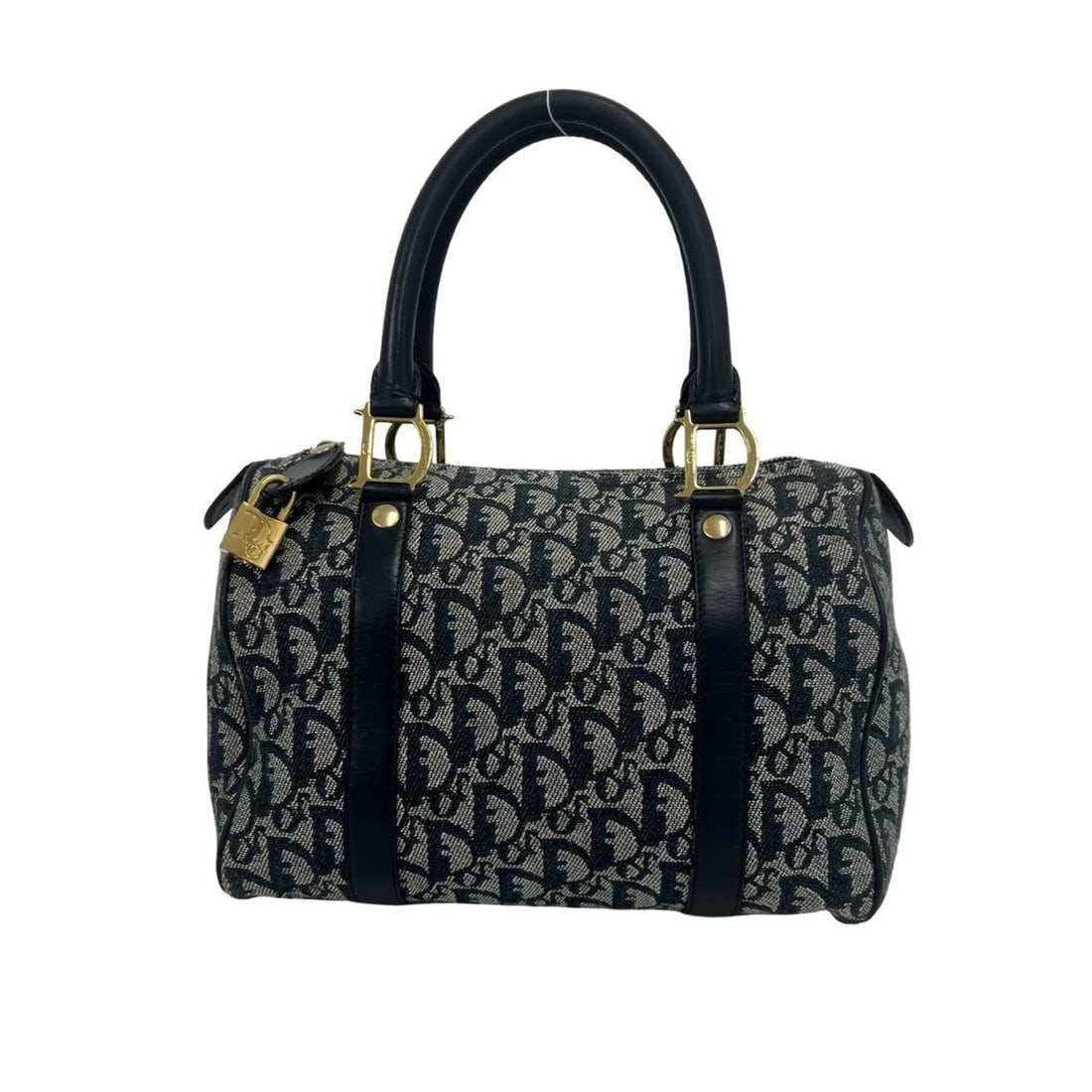 Christian Dior Trotter Canvas Leather Genuine Handbag Mini Boston Bag Navy 34692: --- Catalog ---Category: SizeSize (HxWxD): 18cm x 25cm x 15cm / 7.08'' x 9.84'' x 5.9''Category: DesignType: Boston bag, HandbagColor: NavyGender: WomenMaterial: Canvas , Leather Category: GeneralBran