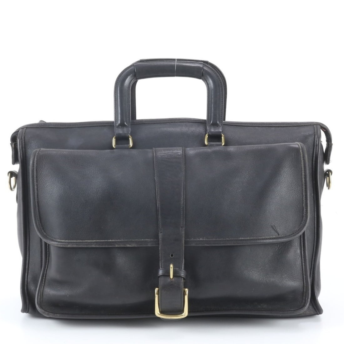 Coach Old American-made 5283 Leather Briefcase, Black, Men's: --- Catalog ---Category: SizeSize (HxWxD): 28cm x 43cm x 17cm / 11.02'' x 16.92'' x 6.69''Category: DesignType: BriefcaseColor: BlackGender: MenMaterial: Leather Category: GeneralMPN: 5283Brand: Coach