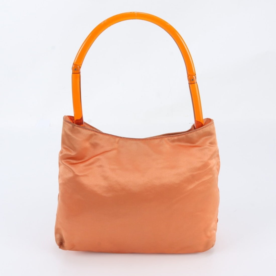 Prada Tessuto Nylon Triangle Logo Shoulder Bag Tote with Clear Handle - Women's: --- Catalog ---Category: SizeSize (HxWxD): 24cm x 27cm x 8cm / 9.44'' x 10.62'' x 3.14''Category: DesignType: Shoulder bag, Tote bagColor: OrangeGender: WomenCategory: GeneralBrand: PradaCountry of Or