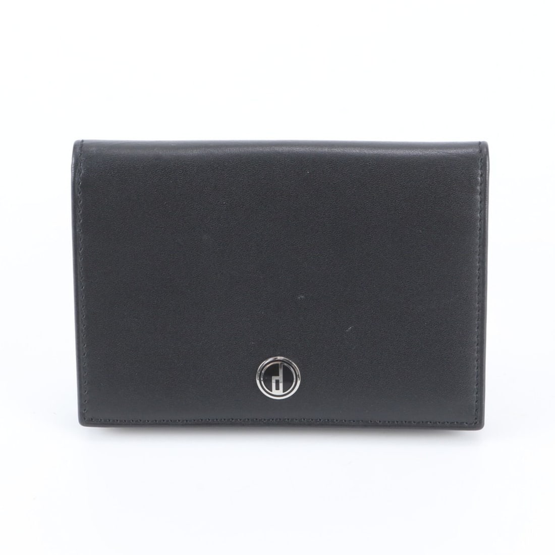 Dunhill Leather Business Card Holder/Card Case, Bi-fold Wallet, Coin Purse, Compact Men's: --- Catalog ---Category: SizeSize (HxWxD): 7.5cm x 11cm x 1cm / 2.95'' x 4.33'' x 0.39''Category: DesignType: Wallet (bi-fold)Color: BlackGender: MenMaterial: Leather Category: GeneralBrand: Dunhill--