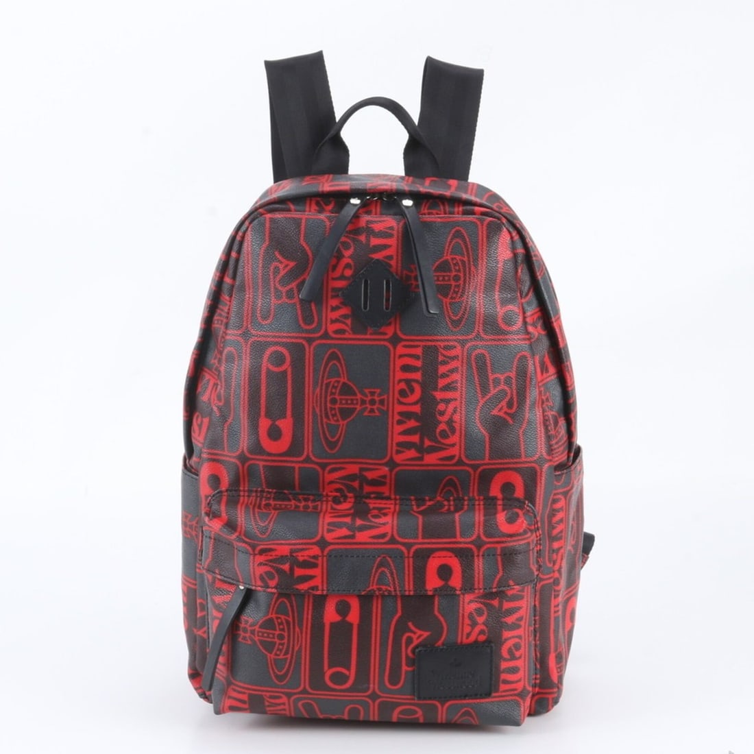 Vivienne Westwood Orb print backpack for men: --- Catalog ---Category: SizeSize (HxWxD): 41cm x 30cm x 19cm / 16.14'' x 11.81'' x 7.48''Category: DesignType: BackpackColor: Black, Red colorGender: MenCategory: GeneralBrand: Vivienne Westwood--- I