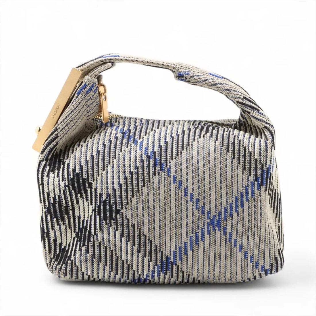 Burberry Mini Peg Duffle Bag, Check Pattern Handbag, Gray, Pouch, Brand, Women's: --- Catalog ---Category: SizeSize (HxWxD): 19cm x 20cm x 11cm / 7.48'' x 7.87'' x 4.33''Category: DesignType: Handbag, PouchColor: GrayGender: WomenCategory: GeneralBrand: Burberry--- Item List ---Sec