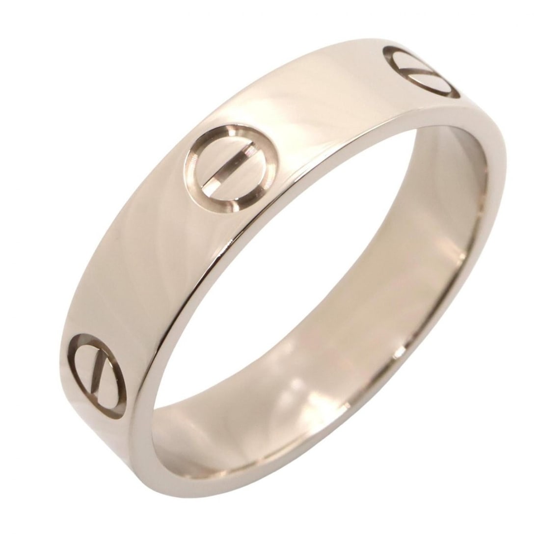 Cartier Love Ring, 18K White Gold (18KWG), Silver Tone, B4084700 (Men's/Women's): --- Catalog ---Category: SizeJP Size: 21US Size: 10Category: DesignType: Band ringColor: SilverGender: Men,WomenMaterial: White gold (18K)Category: GeneralMPN: B4084700Brand: Cartier--- Item List ---S