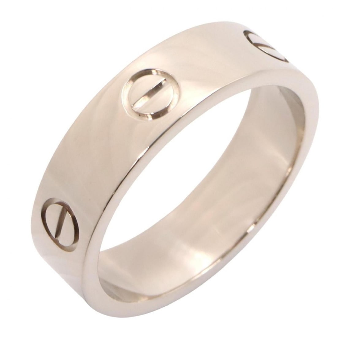 Cartier Love Ring, 18K White Gold (18KWG), Silver Tone, B4084700 (Men's/Women's): --- Catalog ---Category: SizeJP Size: 21US Size: 10Category: DesignType: Band ringColor: SilverGender: Men,WomenMaterial: White gold (18K)Category: GeneralMPN: B4084700Brand: Cartier--- Item List ---S