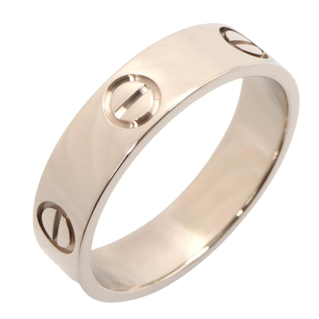 Cartier Love Ring, 18K White Gold (18KWG), Silver Tone, B4084700 (Men's/Women's): --- Catalog ---Category: SizeJP Size: 18US Size: 9Category: DesignType: Band ringColor: SilverGender: Men,WomenMaterial: White gold (18K)Category: GeneralMPN: B4084700Brand: Cartier--- Item List ---Se