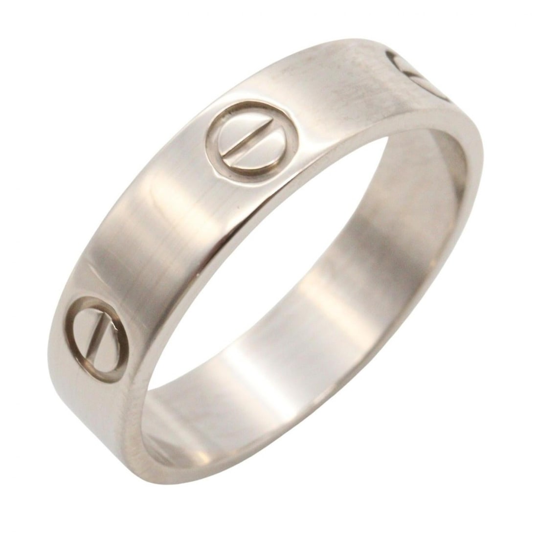 Cartier Love Ring, 18K White Gold (18KWG), Silver Tone, B4084700 (Men's/Women's): --- Catalog ---Category: SizeJP Size: 22US Size: 10.5Category: DesignType: Band ringColor: SilverGender: Men,WomenMaterial: White gold (18K)Category: GeneralMPN: B4084700Brand: Cartier--- Item List --