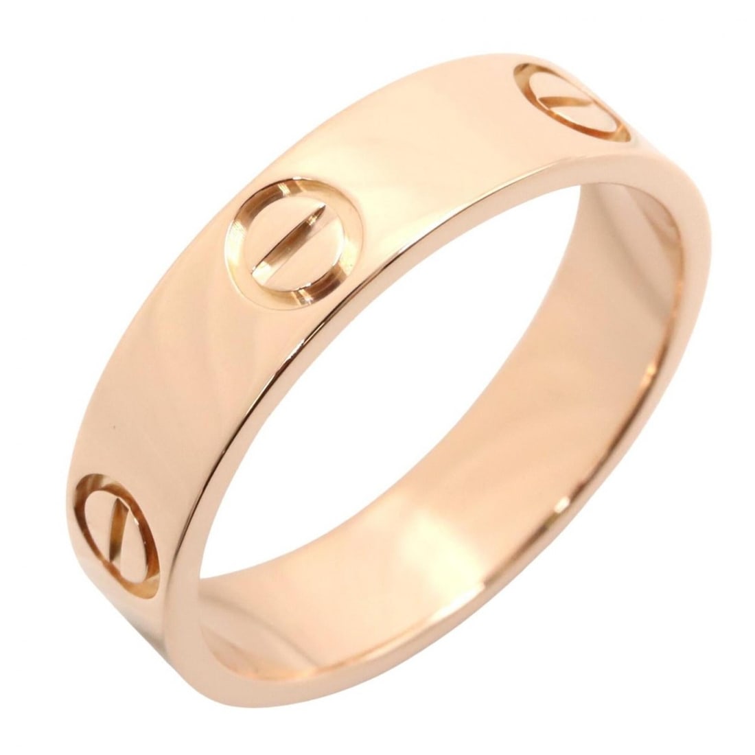 Cartier Love Ring, 18K Pink Gold (PG), Men's/Women's, Tone, B4084600: --- Catalog ---Category: SizeJP Size: 18US Size: 9Category: DesignType: Band ringColor: GoldGender: Men,WomenMaterial: Pink gold (18K)Category: GeneralMPN: B4084600Brand: Cartier--- Item List ---Secti