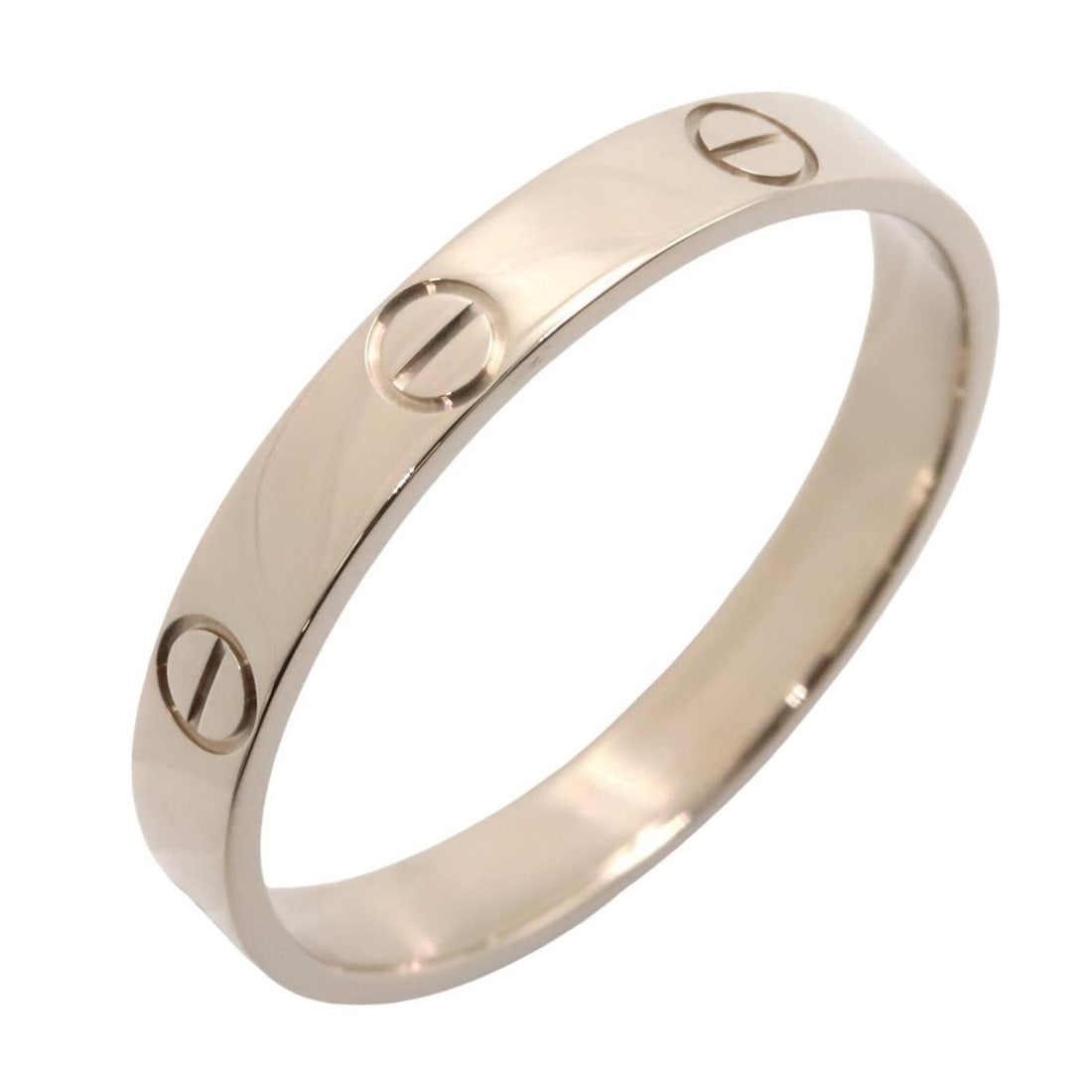 Cartier Mini Love Ring, 18K White Gold (18KWG), Silver Tone, B4085100 (Men's/Women's): --- Catalog ---Category: SizeJP Size: 22US Size: 10.5Category: DesignType: Band ringColor: SilverGender: Men,WomenMaterial: White gold (18K)Category: GeneralMPN: B4085100Brand: Cartier--- Item List --
