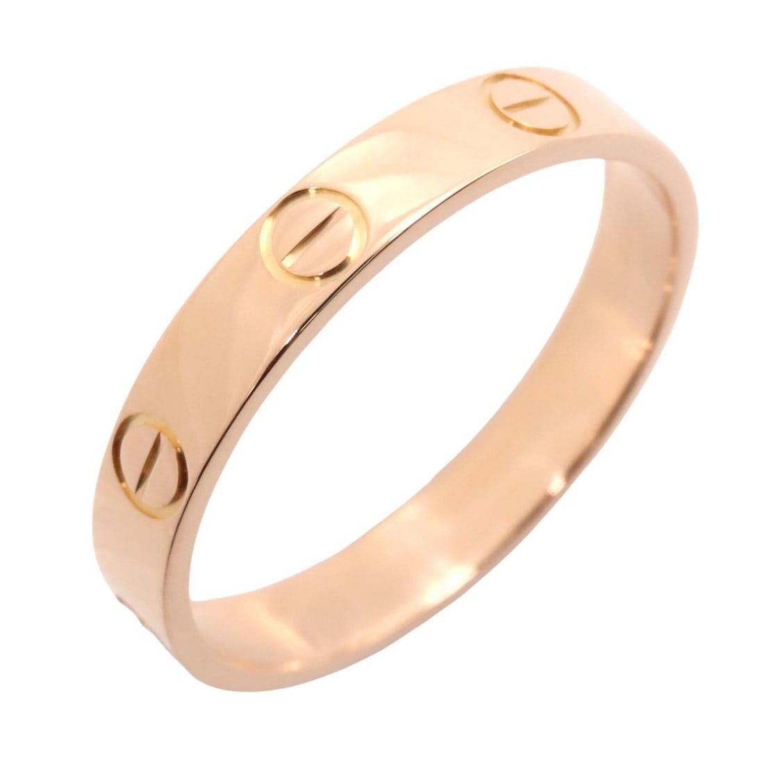 Cartier Mini Love Ring, 18K Pink Gold (PG), Women's Tone, B4085200: --- Catalog ---Category: SizeJP Size: 16US Size: 8Category: DesignType: Band ringColor: GoldGender: WomenMaterial: Pink gold (18K)Category: GeneralMPN: B4085200Brand: Cartier--- Item List ---Section: 