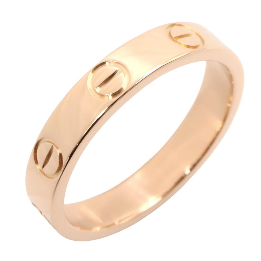 Cartier Mini Love Ring, 18K Pink Gold (PG), Women's Tone, B4085200: --- Catalog ---Category: SizeJP Size: 9.5US Size: 5Category: DesignType: Band ringColor: GoldGender: WomenMaterial: Pink gold (18K)Category: GeneralMPN: B4085200Brand: Cartier--- Item List ---Section: