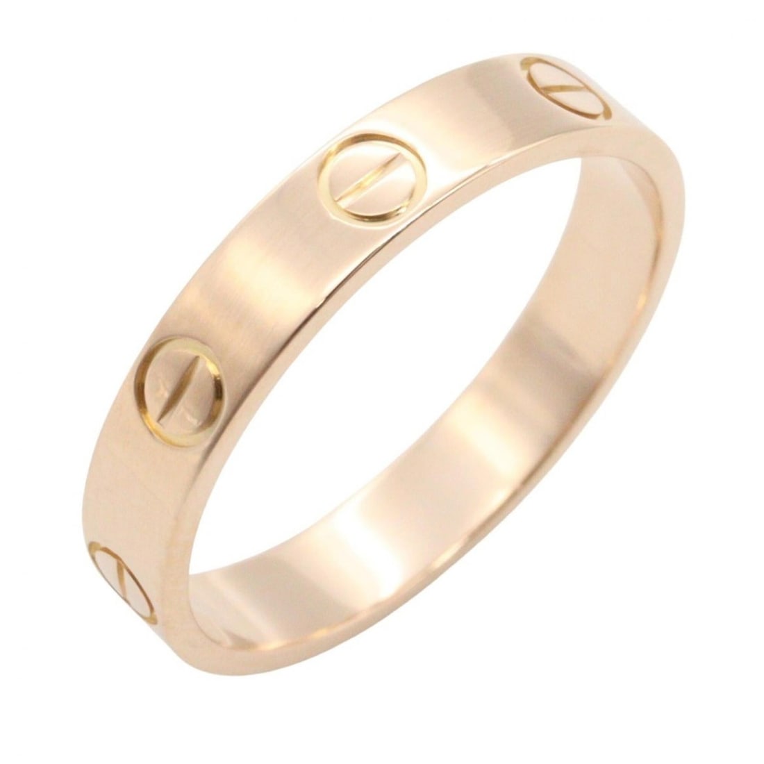 Cartier Mini Love Ring, 18K Pink Gold (PG), Men's/Women's, Tone, B4084600: --- Catalog ---Category: SizeJP Size: 14US Size: 7Category: DesignType: Band ringColor: GoldGender: Men,WomenMaterial: Pink gold (18K)Category: GeneralMPN: B4084600Brand: Cartier--- Item List ---Secti