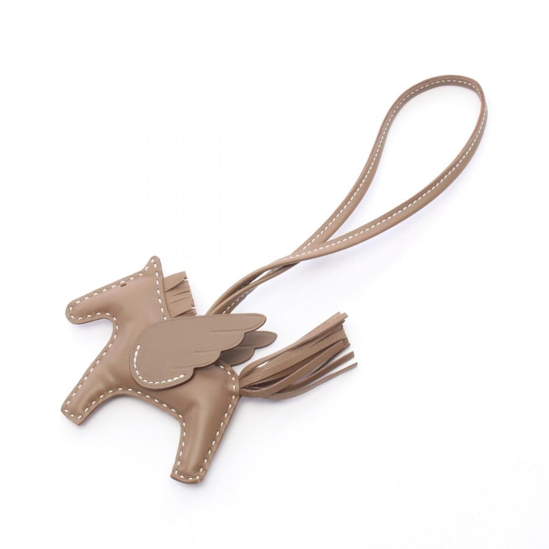 Hermes Rodeo Pegasus PM Etoupe Charm Accessory Agneau Milo Veau Swift Leather Women's Gray: --- Catalog ---Category: DesignType: Handbag charmColor: GrayGender: WomenMaterial: Agneau Milo, Swift leatherCategory: GeneralBrand: Hermes--- Item List ---Section: ConditionRanking: Rank NS Never us