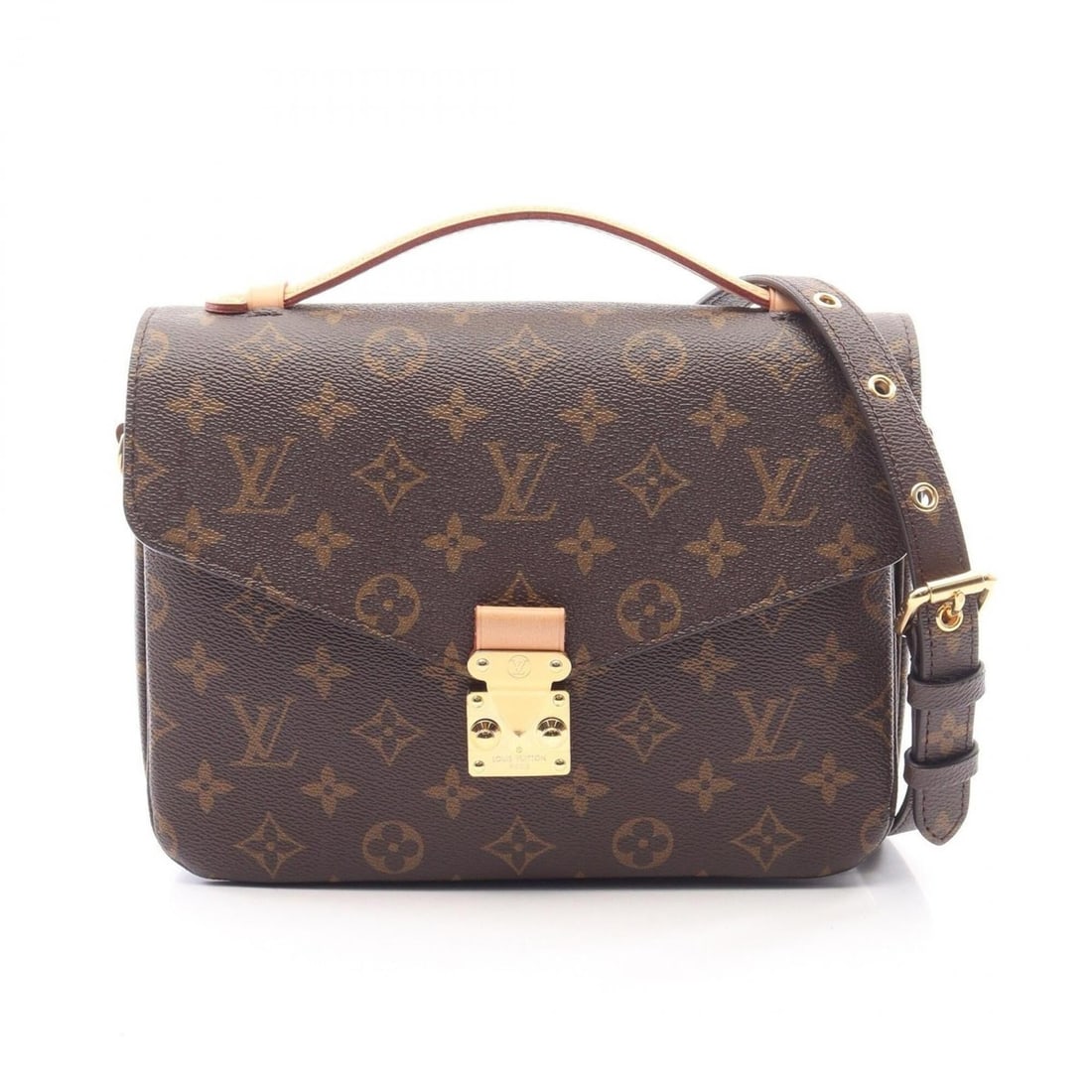 Louis Vuitton Pochette Metis MM 2-Way Handbag, Coated Canvas and Leather, Monogram Pattern, Women's,: --- Catalog ---Category: SizeSize (HxWxD): 18.5cm x 24cm x 6.5cm / 7.28'' x 9.44'' x 2.55''Category: DesignType: Handbag, PochetteColor: BrownGender: WomenMaterial: Coated canvas , Monogram , Leather 