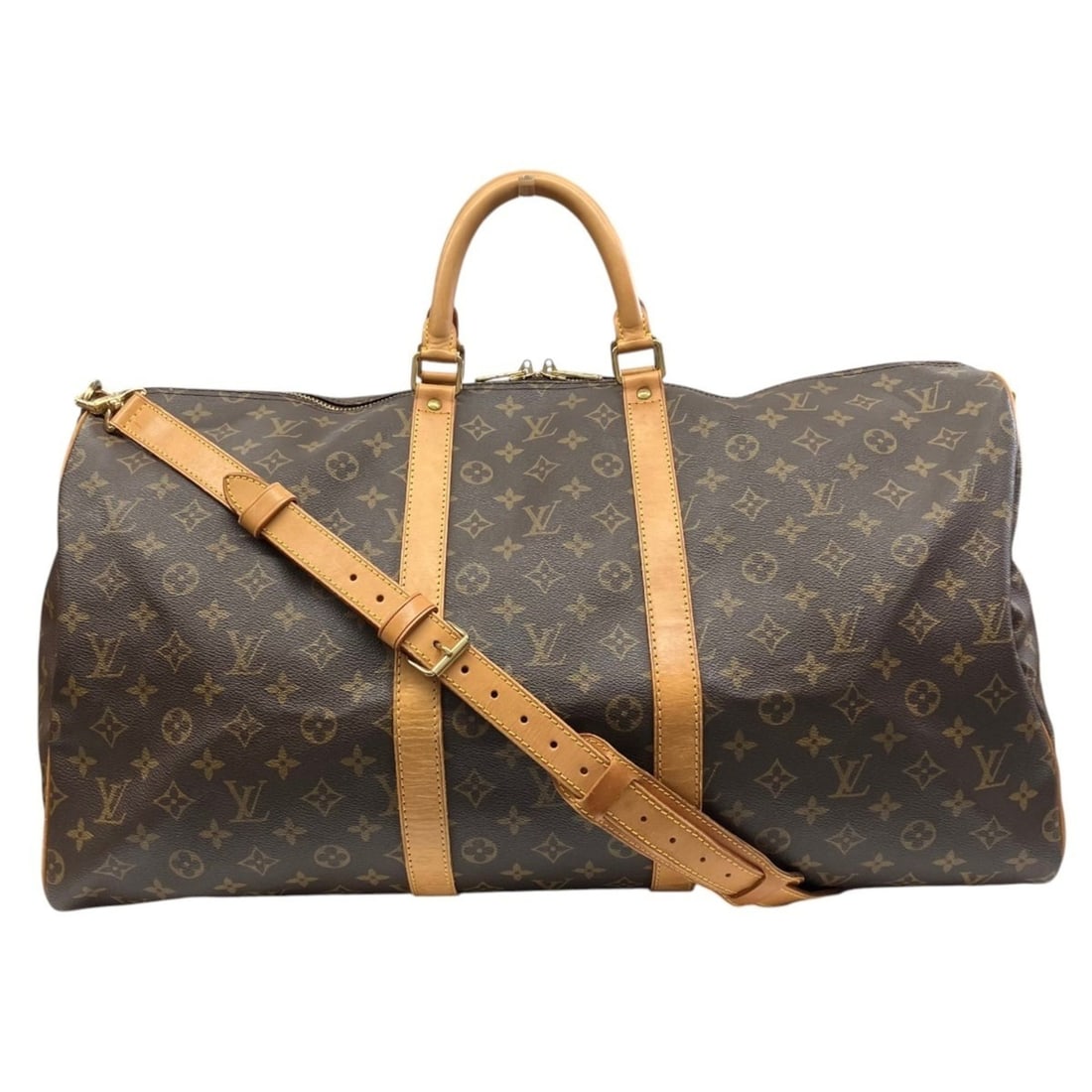 Louis Vuitton Keepall Bandoulière 55 Boston Bag, Monogram Canvas, M41414: --- Catalog ---Category: SizeSize (HxWxD): 29cm x 55cm x 25cm / 11.41'' x 21.65'' x 9.84''Category: DesignType: Boston bagColor: BrownGender: Women,MenMaterial: Monogram , Canvas Category: GeneralBran
