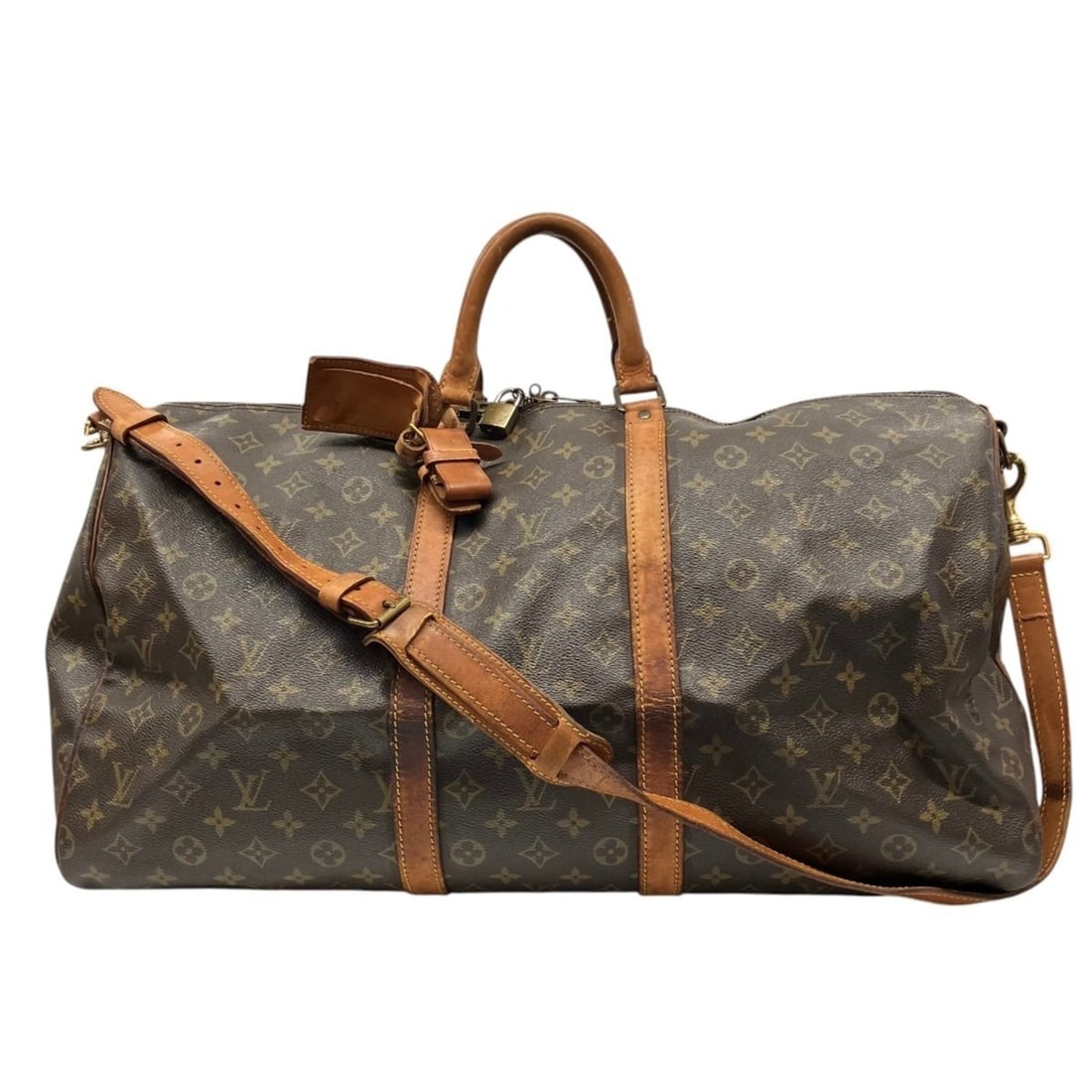 Louis Vuitton Keepall Bandoulière 55 Boston Bag, Monogram Canvas, M41414 (1 of 10)