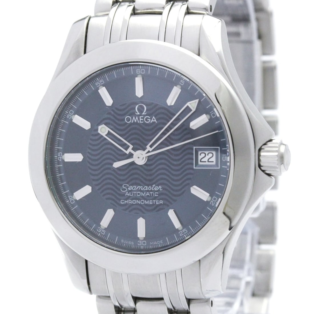 OMEGA Seamaster 120M Chronometer Automatic Mens Watch 2501.81 Polished: --- Catalog ---Category: SizeCase Diameter: 36mm / 1.42''Category: DesignType: WristwatchStyle: SportGender: MenColor (Dial): BlueMaterial (Band): Stainless steelMaterial (Case): Stainless steelCatego