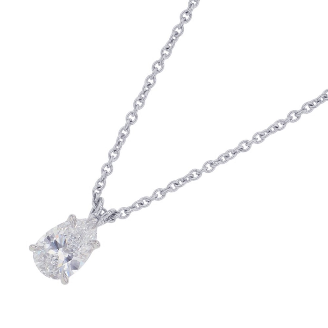 Harry Winston Solitaire Necklace, 1 Diamond, 0.51ct, Pt950, PIDPPS020SI, GIA Certified.: --- Catalog ---Category: SizePendant Size: 7.4mm x 4.8mm / 0.29'' x 0.18''Neck Circumference: 42 cm / 16.53''Category: DesignGender: WomenMaterial: Platinum 950Necklace Type: NecklaceCategory: General