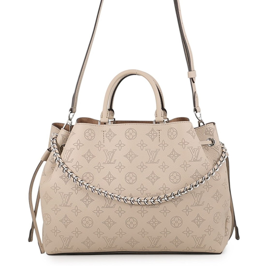 Louis Vuitton Monogram Mahina Bella Tote M59201 LOUIS VUITTON 3-way Shoulder Bag Handbag Women's: --- Catalog ---Category: SizeSize (HxWxD): 25cm x 33cm x 13.5cm / 9.84'' x 12.99'' x 5.31''Category: DesignType: Shoulder bag, Tote bagColor: GalleGender: WomenMaterial: Monogram , Mahina leather Cate