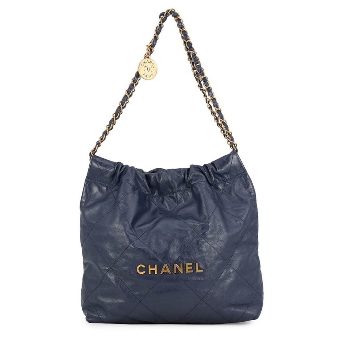Chanel handbag CHANEL 22 Matelassé Small Shiny Calf Leather AS3260 for women (1 of 17)
