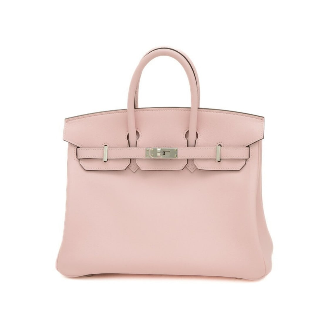 Hermes Birkin 25 Handbag Swift Rose Sakura W Engraved: --- Catalog ---Category: SizeSize (HxWxD): 20cm x 25cm x 12cm / 7.87'' x 9.84'' x 4.72''Category: DesignType: HandbagColor: Rose sakuraGender: WomenMaterial: Swift leather Hardware Color: SilverCatego