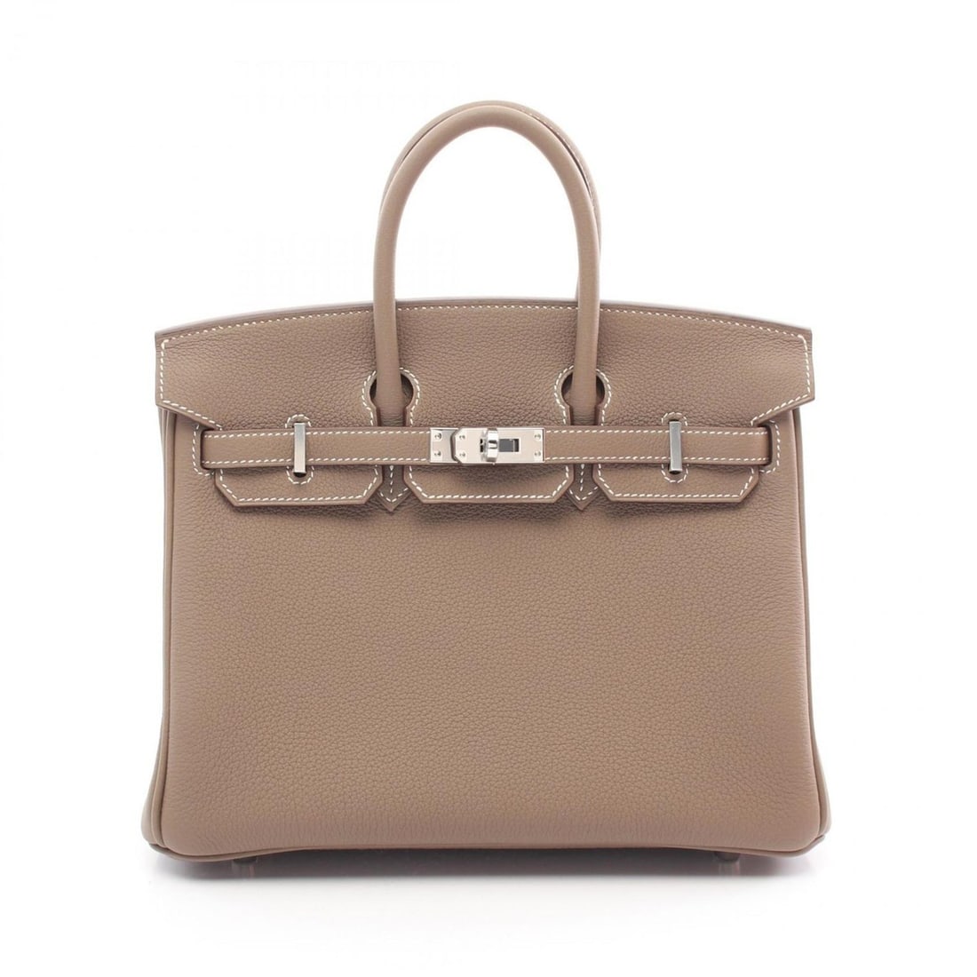 Hermes HERMES Birkin 25 Handbag Leather Togo Women's Beige 041344CK: --- Catalog ---Category: SizeSize (HxWxD): 20cm x 25cm x 13cm / 7.87'' x 9.84'' x 5.11''Category: DesignType: HandbagColor: Beige, Etoupe grayGender: WomenMaterial: Togo leather Hardware Color: