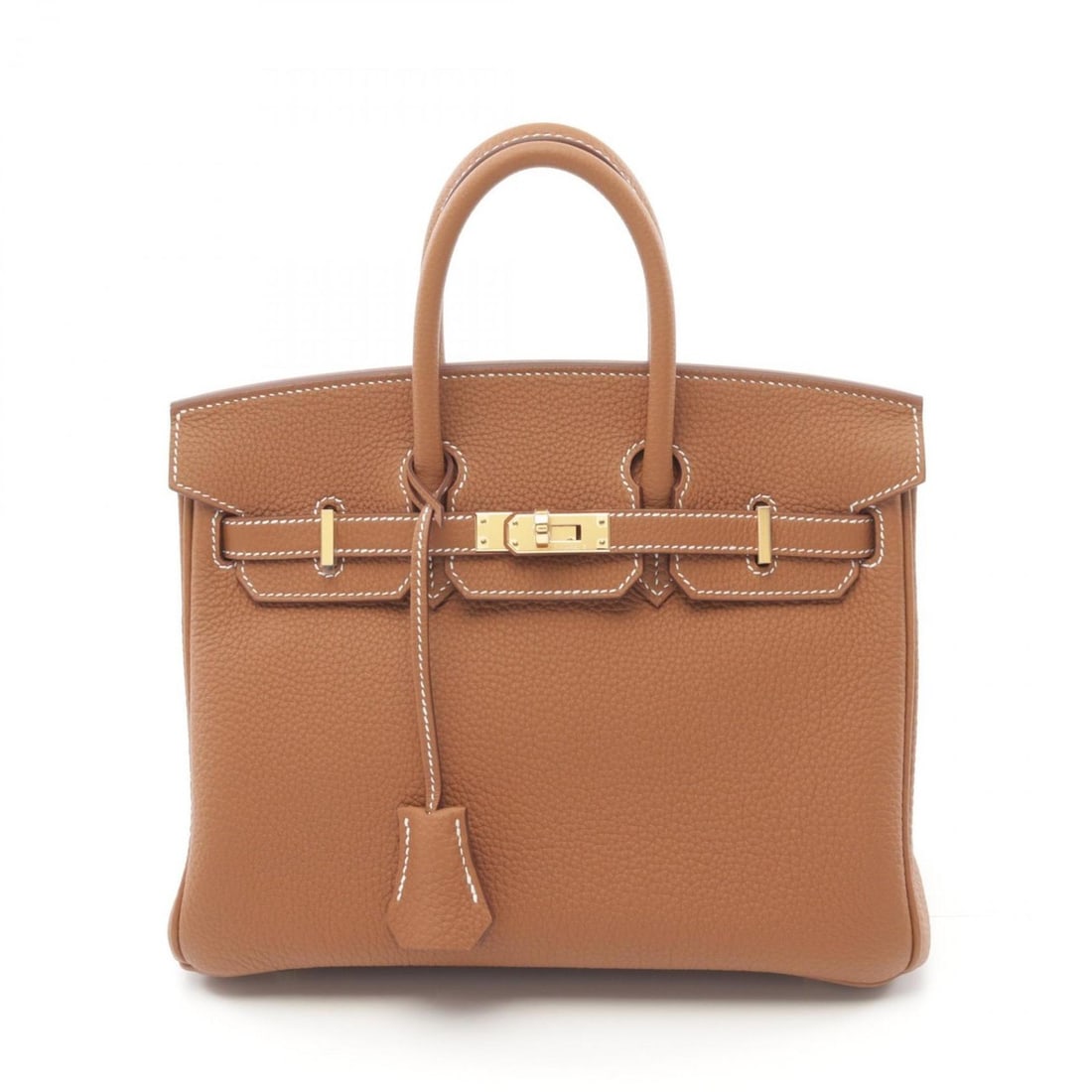 Hermes HERMES Birkin 25 Handbag Bag Togo Women's Brown: --- Catalog ---Category: SizeSize (HxWxD): 20cm x 25cm x 13cm / 7.87'' x 9.84'' x 5.11''Handle Length: 25cm / 9.84''Category: DesignType: HandbagColor: Brown, GoldGender: WomenClosure: FastenerMateria