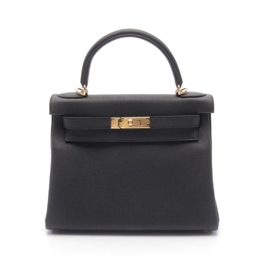 Hermes Kelly 28 Handbag Bag Leather Togo Women's Black: --- Catalog ---Category: SizeSize (HxWxD): 21cm x 28cm x 11cm / 8.26'' x 11.02'' x 4.33''Category: DesignType: HandbagColor: BlackGender: WomenMaterial: Leather Hardware Color: GoldLeather/Fur Type: T