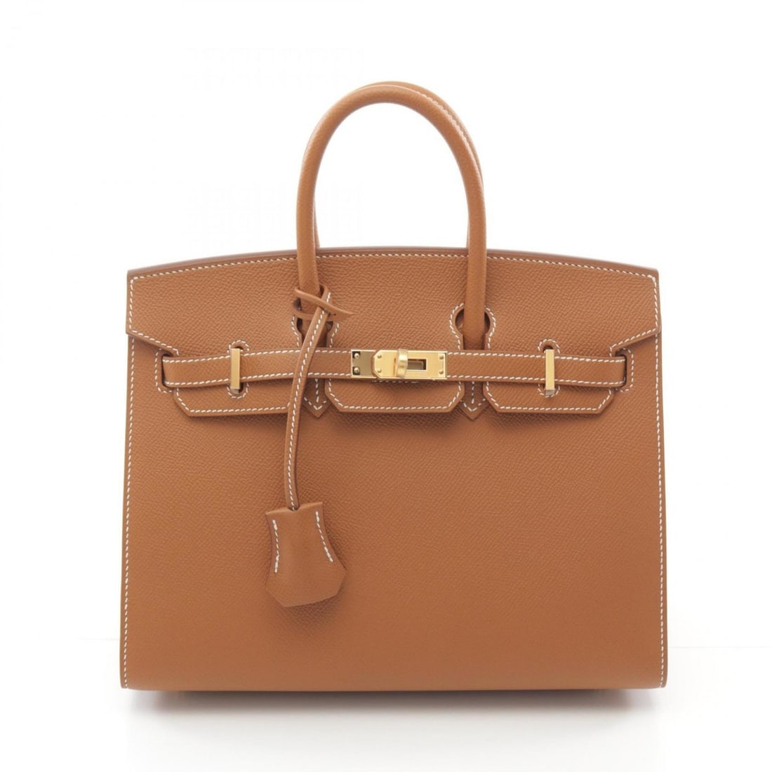 Hermes HERMES Birkin 25 Handbag Bag Epsom Leather Women's Brown: --- Catalog ---Category: SizeSize (HxWxD): 20cm x 25cm x 13cm / 7.87'' x 9.84'' x 5.11''Handle Length: 25cm / 9.84''Category: DesignType: HandbagColor: Brown, GoldGender: WomenClosure: FastenerMateria