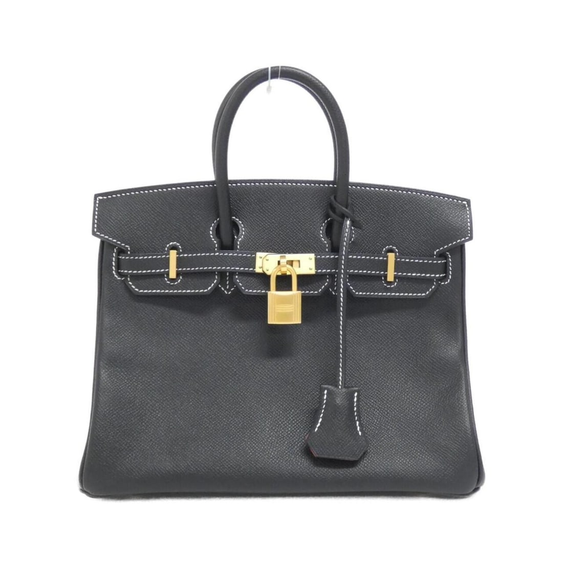 Hermes Birkin 25cm 053989CZ Handbag: --- Catalog ---Category: SizeWeight: 590g / 1.3lb.Size (HxWxD): 19cm x 25cm x 13cm / 7.48'' x 9.84'' x 5.11''Handle Length: 18.5cm / 7.28''Category: DesignType: HandbagColor: BlackGender: WomenMateria