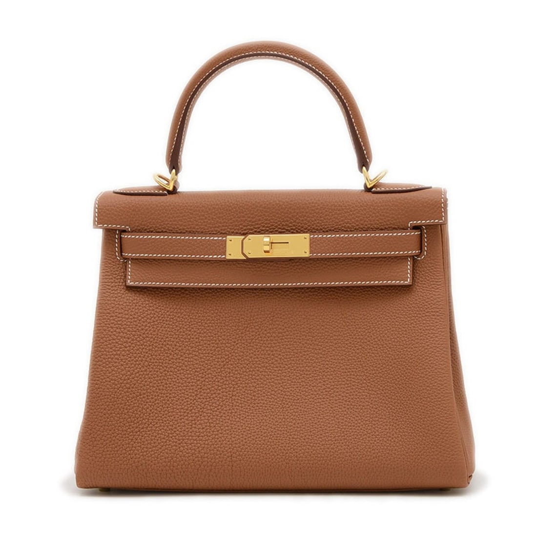 Hermes Kelly 28 Inner Stitching Handbag Togo Gold W Engraved: --- Catalog ---Category: SizeSize (HxWxD): 21cm x 28cm x 12cm / 8.26'' x 11.02'' x 4.72''Category: DesignType: HandbagColor: GoldGender: Men,WomenMaterial: Togo leather Category: GeneralBrand: Hermes-