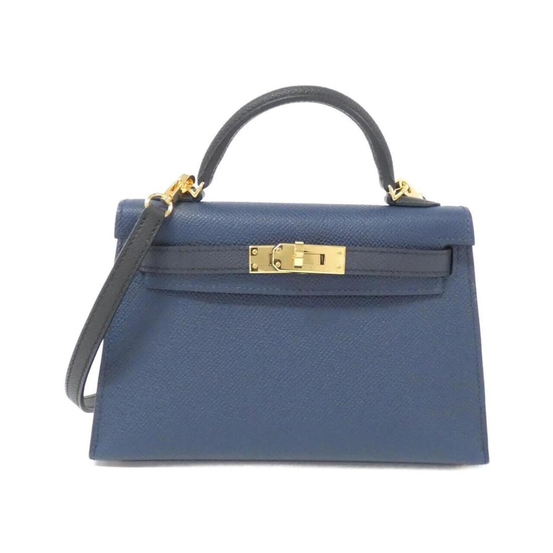 Hermes Mini Kelly 2 Tricolor MINI Handbag: --- Catalog ---Category: SizeWeight: 270g / 9.52oz.Size (HxWxD): 12cm x 19cm x 5.5cm / 4.72'' x 7.48'' x 2.16''Strap Length: 97cm / 38.18''Handle Length: 15cm / 5.9''Category: DesignType: HandbagColor