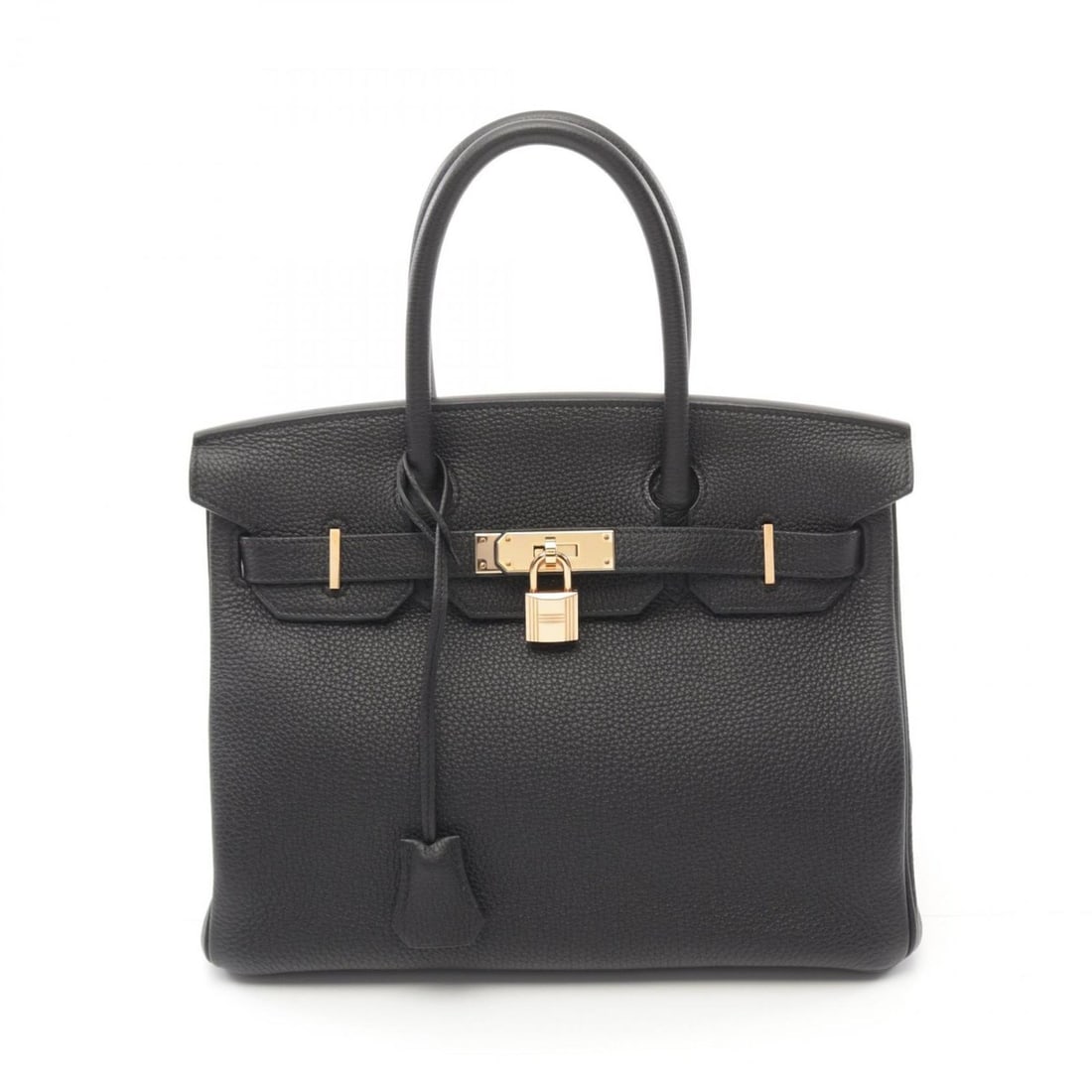 Hermes HERMES Birkin 30 Handbag Bag Togo Women's Black: --- Catalog ---Category: SizeSize (HxWxD): 24cm x 30cm x 15cm / 9.44'' x 11.81'' x 5.9''Handle Length: 33cm / 12.99''Category: DesignType: HandbagColor: BlackGender: WomenClosure: FastenerMaterial: To