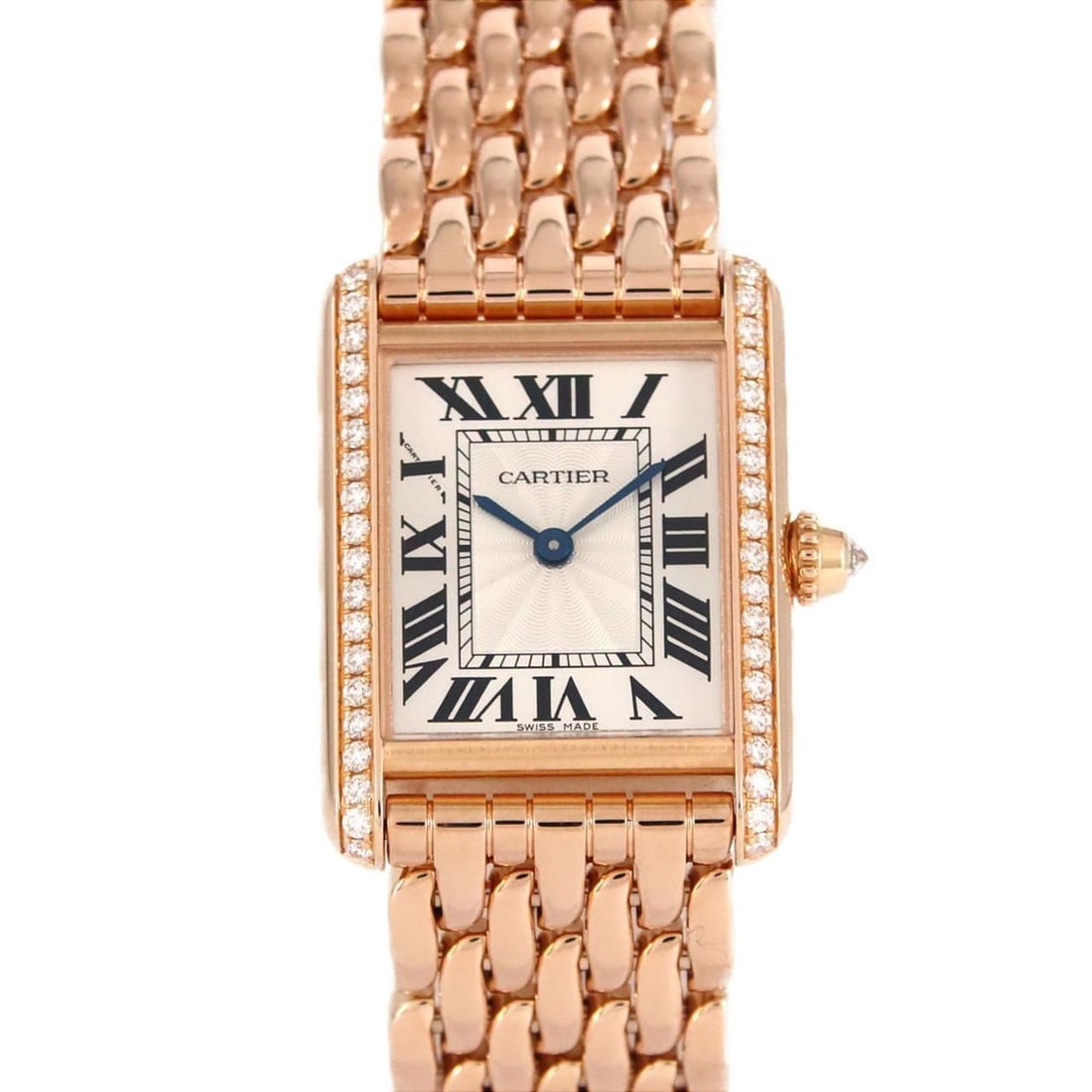 Cartier Tank Louis SM PG D WJTA0020 PG/RG Wristwatch, manual winding: --- Catalog ---Category: SizeCase Diameter: 22mm / 0.87''Category: DesignType: WristwatchGender: WomenColor (Dial): SilverMaterial (Band): Pink gold, Rose goldMaterial (Case): Pink gold, Rose goldCate