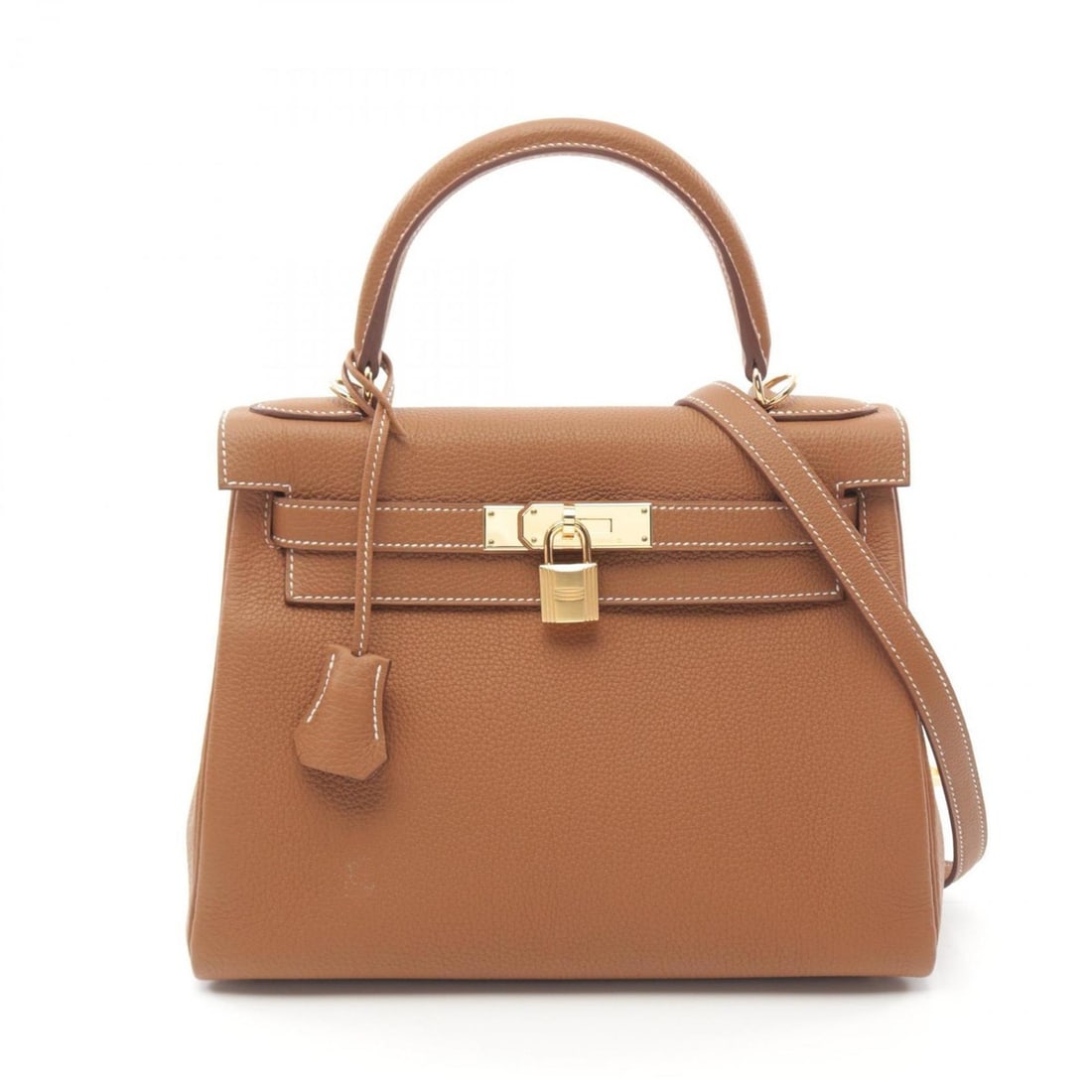 Hermes Kelly 28 Handbag Togo Women's Brown: --- Catalog ---Category: SizeSize (HxWxD): 21cm x 28cm x 11cm / 8.26'' x 11.02'' x 4.33''Category: DesignType: HandbagColor: BrownGender: WomenMaterial: Togo leather Category: GeneralBrand: Hermes--- 