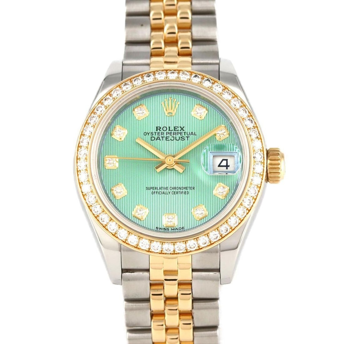 Rolex Datejust 279383RBR SSxYG Watch Automatic Random Number: --- Catalog ---Category: SizeWrist Size: 16cm / 6.29''Case Diameter: 28mm / 1.1''Category: DesignType: WristwatchGender: WomenGemstone: DiamondMaterial (Band): Stainless steel, Yellow goldMaterial