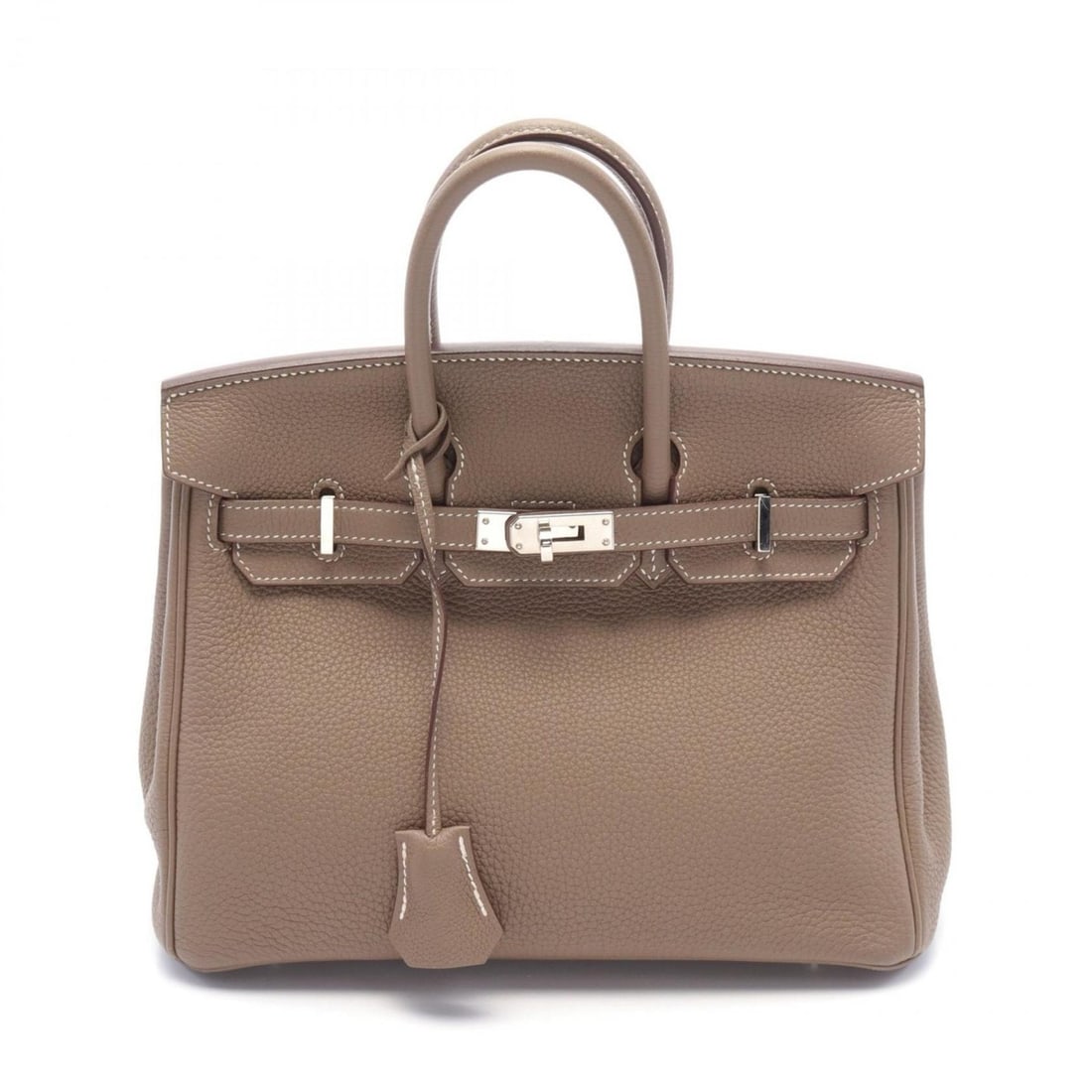 Hermes HERMES Birkin 25 Handbag Bag Togo Women's Brown: --- Catalog ---Category: SizeSize (HxWxD): 20cm x 25cm x 13cm / 7.87'' x 9.84'' x 5.11''Category: DesignType: HandbagColor: Brown, Etoupe grayGender: WomenMaterial: Togo leather Hardware Color: Silver