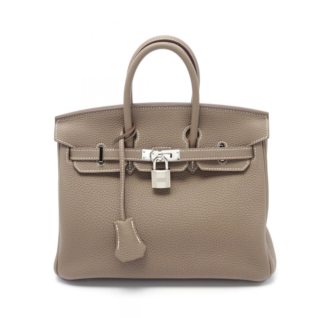 Hermes HERMES Birkin 25 Etoupe Handbag Bag Togo Women's Brown: --- Catalog ---Category: SizeSize (HxWxD): 20cm x 25cm x 13cm / 7.87'' x 9.84'' x 5.11''Category: DesignType: HandbagColor: Brown, Etoupe grayGender: WomenMaterial: Togo leather Category: GeneralBrand