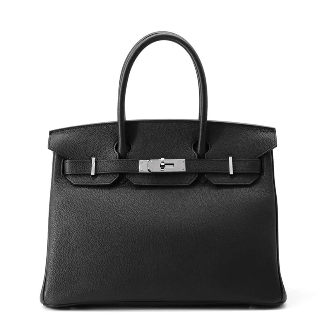 Hermes Birkin 30 handbag black Togo Z stamp HERMES: --- Catalog ---Category: SizeSize (HxWxD): 24cm x 30cm x 15.5cm / 9.44'' x 11.81'' x 6.1''Category: DesignType: HandbagColor: BlackGender: WomenMaterial: Togo leather Category: GeneralBrand: Hermes---