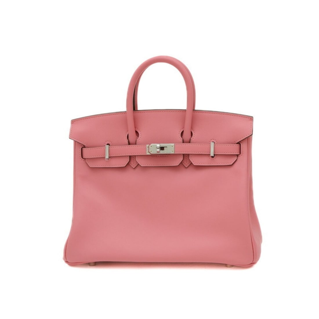 Hermes Birkin 25 Handbag Swift Rose Azalee W Engraved: --- Catalog ---Category: SizeSize (HxWxD): 20cm x 25cm x 12cm / 7.87'' x 9.84'' x 4.72''Category: DesignType: HandbagColor: Rose azaleeGender: WomenMaterial: Swift leather Hardware Color: SilverCatego