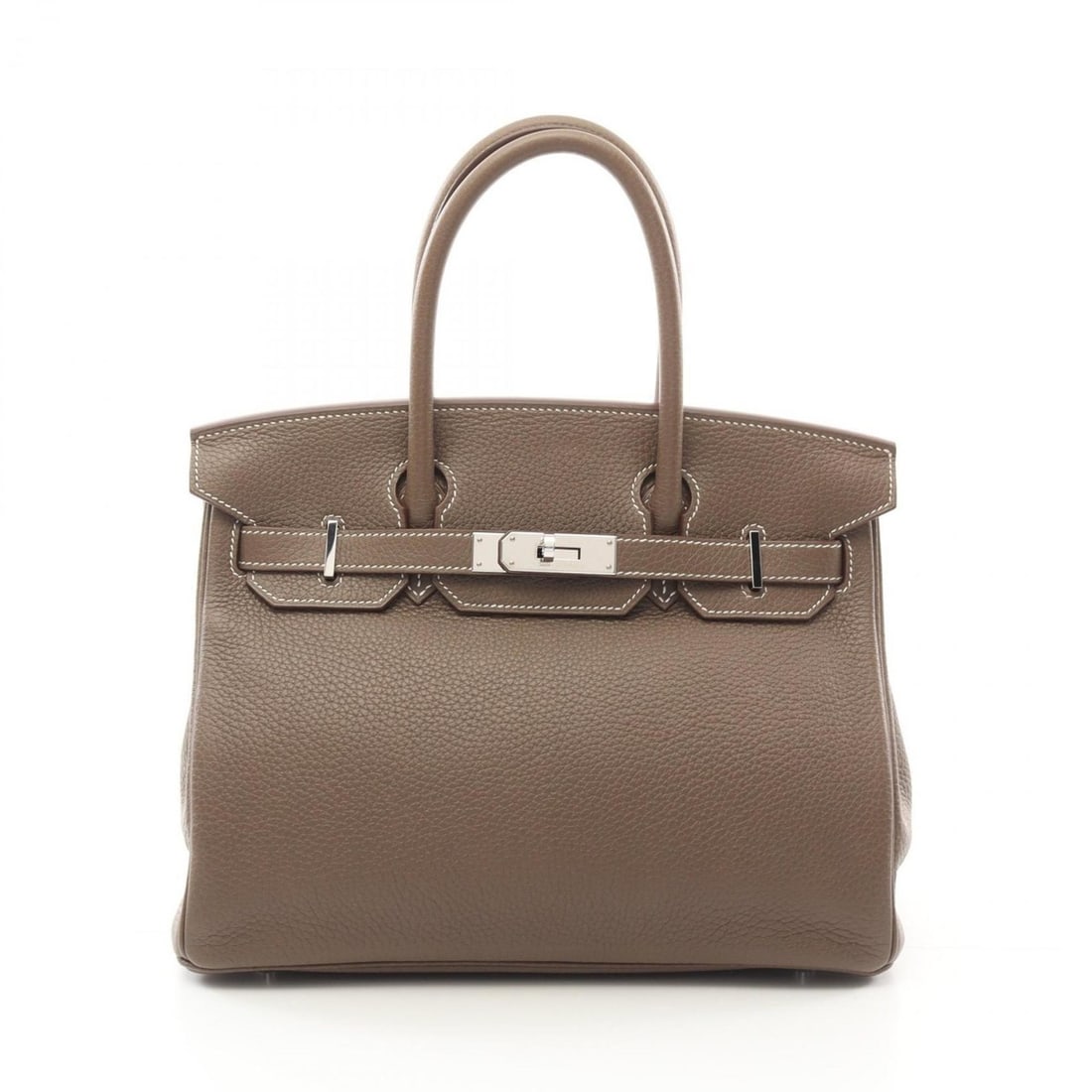 Hermes HERMES Birkin 30 Handbag Bag Togo Women's Brown: --- Catalog ---Category: SizeSize (HxWxD): 24cm x 30cm x 15cm / 9.44'' x 11.81'' x 5.9''Category: DesignType: HandbagColor: Brown, Etoupe grayGender: WomenMaterial: Togo leather Hardware Color: Silver