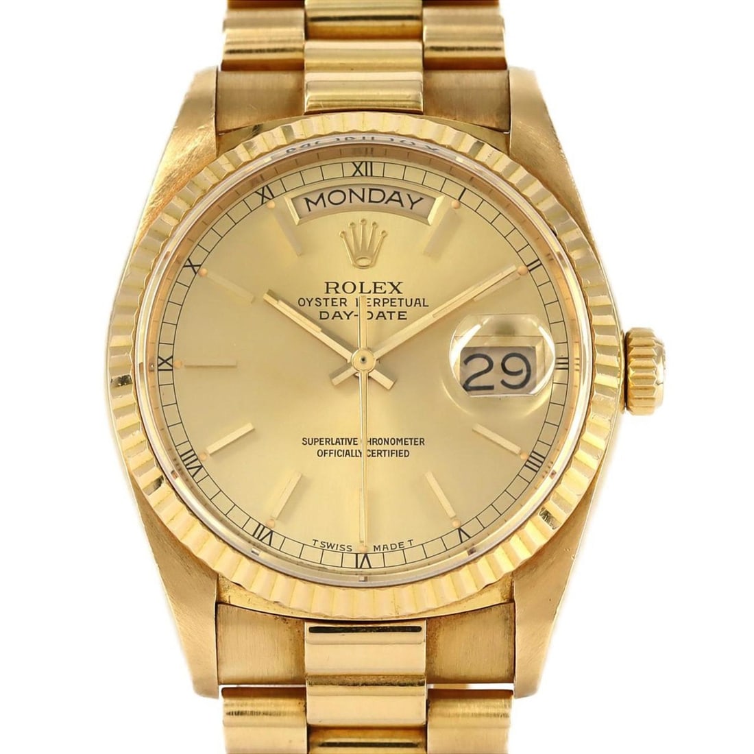 Rolex Day-Date 18038 YG Automatic Watch 9th Series (1 of 14)