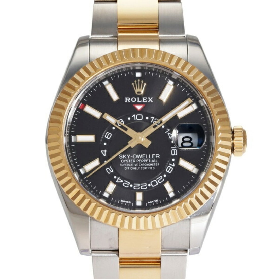 Rolex Sky-Dweller 326933 Black Dial Men's Watch __ (1 of 11)