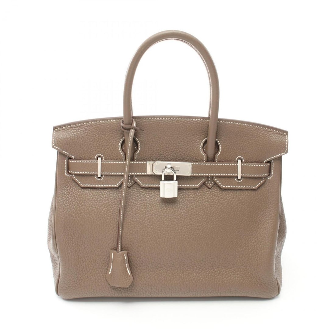 Hermes HERMES Birkin 30 Handbag Bag Togo Women's Brown: --- Catalog ---Category: SizeSize (HxWxD): 24cm x 30cm x 15cm / 9.44'' x 11.81'' x 5.9''Category: DesignType: HandbagColor: Brown, Etoupe grayGender: WomenMaterial: Togo leather Hardware Color: Silver