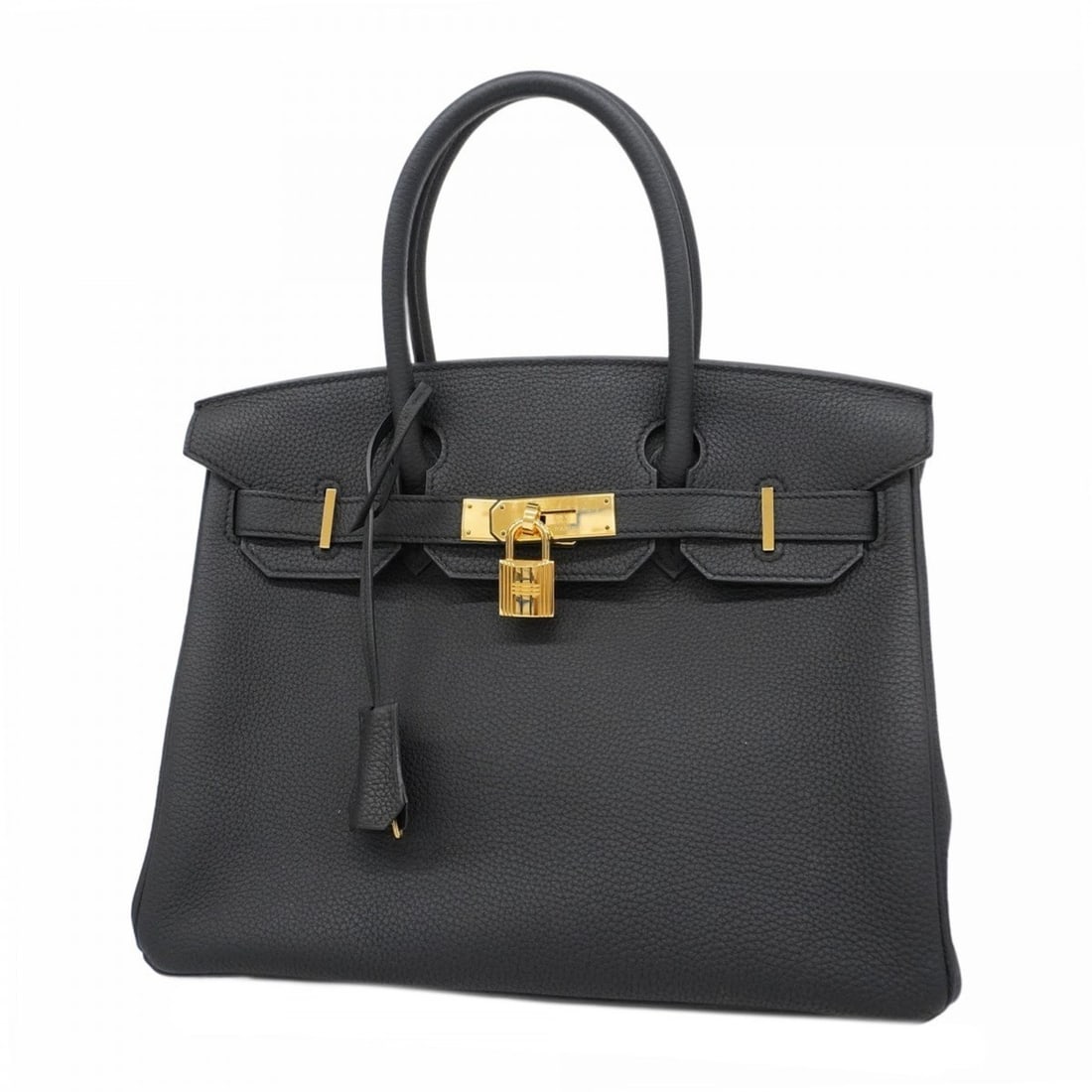 Hermes handbag Birkin 30 Togo black Y stamp ladies: --- Catalog ---Category: SizeSize (HxWxD): 24cm x 30cm x 16cm / 9.44'' x 11.81'' x 6.29''Category: DesignType: HandbagColor: BlackGender: WomenMaterial: Togo leather Hardware Color: GoldCategory: Gene