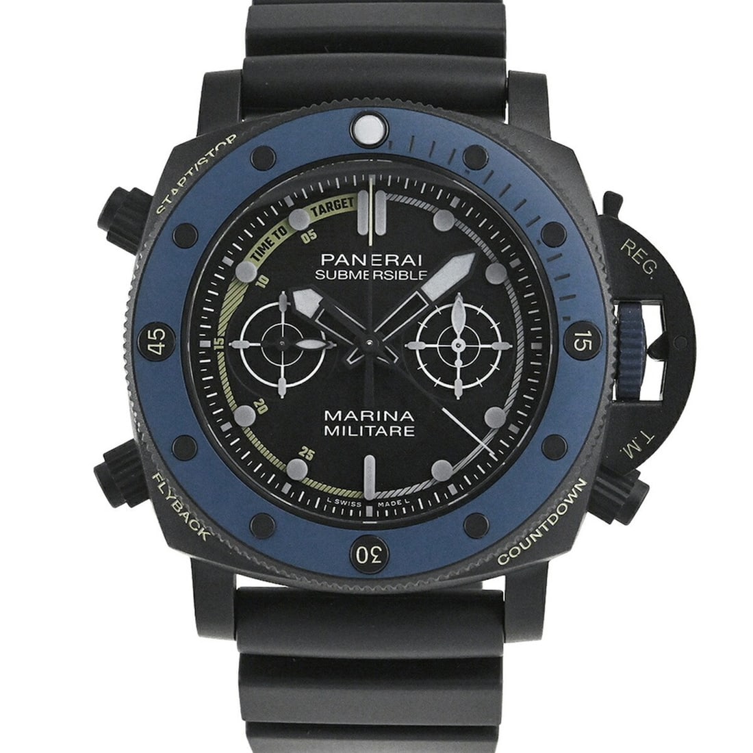 Panerai Submersible Forz Speciale 47mm Wristwatch, Limited to 300 pieces worldwide, PAM01239: --- Catalog ---Category: SizeBand Width: 26mm / 1.02''Case Diameter: 47mm / 1.85''Case Thickness: 20mm / 0.79''Category: DesignType: WristwatchGender: MenColor (Dial): BlackCategory: GeneralLine: Subm